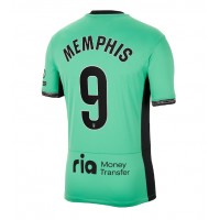 Camisa de Futebol Atletico Madrid Memphis Depay #9 Equipamento Alternativo 2023-24 Manga Curta